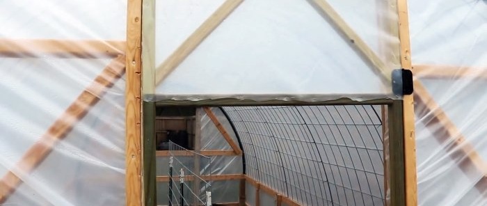 Cheap large greenhouse with your own hands from available materials