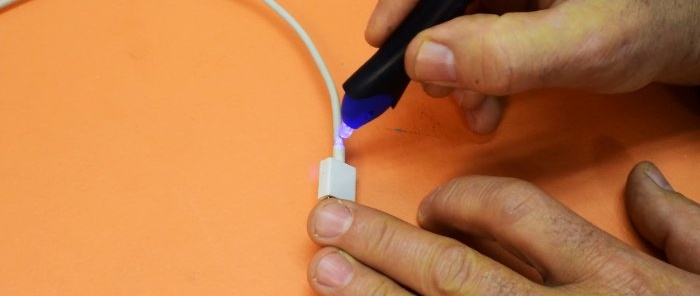 Innovative replacement for superglue UV glue for quick repairs at home