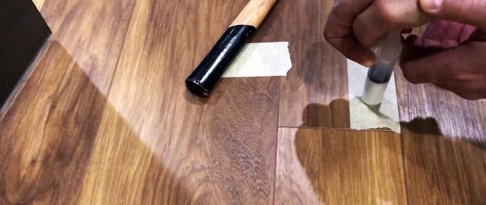 How to remove creaking laminate flooring without disassembling it