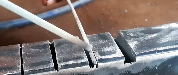 How to weld gaps in thin metal without difficulty