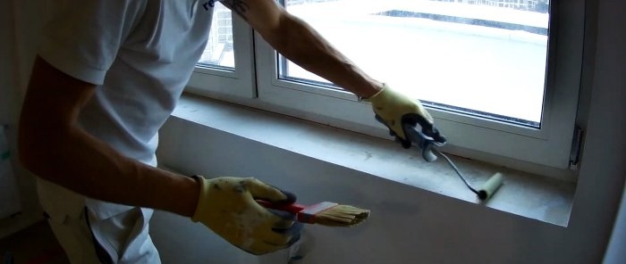 How to use leftover laminate flooring and make a window sill for almost free