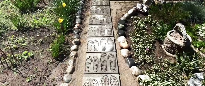 How to cheaply make tiles for paths that are not inferior to store-bought ones