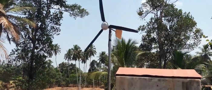 How to make a wind generator based on an asynchronous fan motor