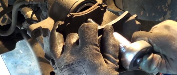 How to fix a stuck brake caliper