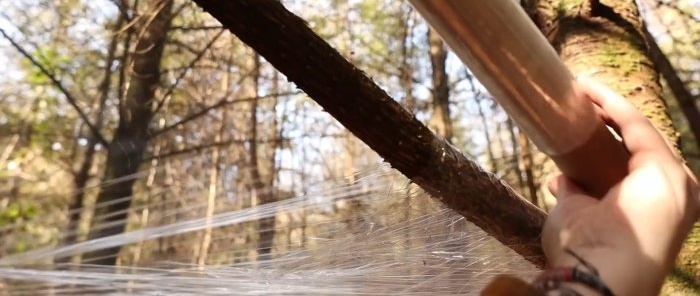 How to make a hut from plastic film to protect from bad weather in summer and severe frost in winter