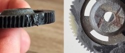 How to reliably restore a plastic gear