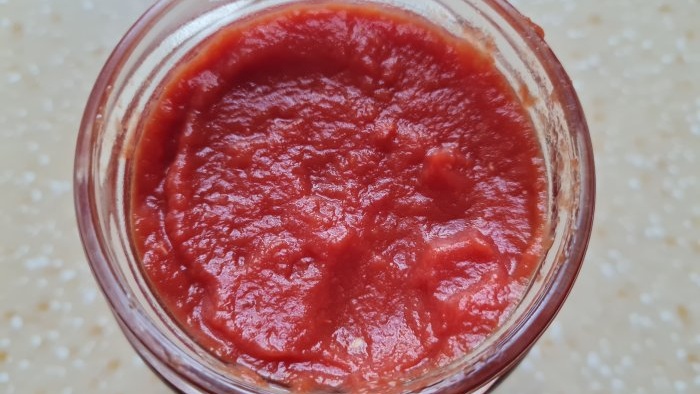 Tomato paste recipe is not for lazy people