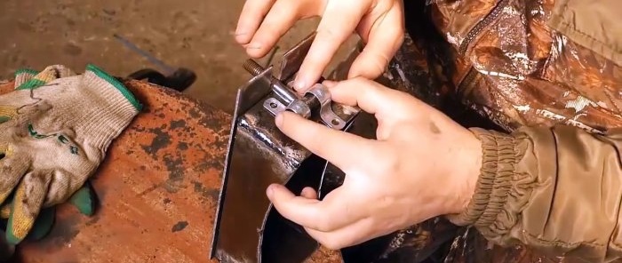 How to make a long-burning stove from scrap metal