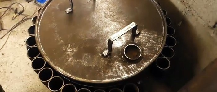 How to make a long-burning stove from scrap metal