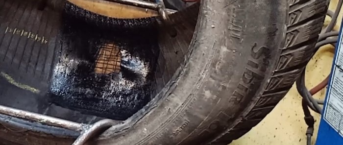 How to repair side damage to a tire without spending a lot of time and money