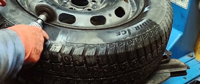 How to repair side damage to a tire without spending a lot of time and money