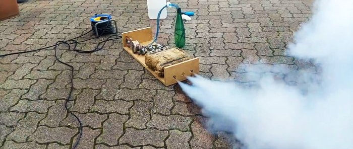 How to make a powerful smoke machine