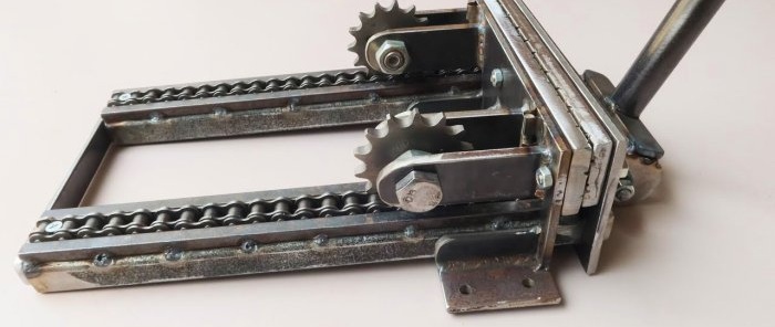 How to make a vice using bicycle parts