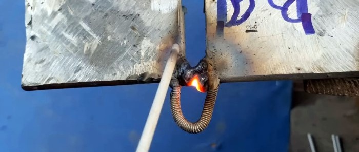 How to weld a large gap in various ways using a conventional electrode