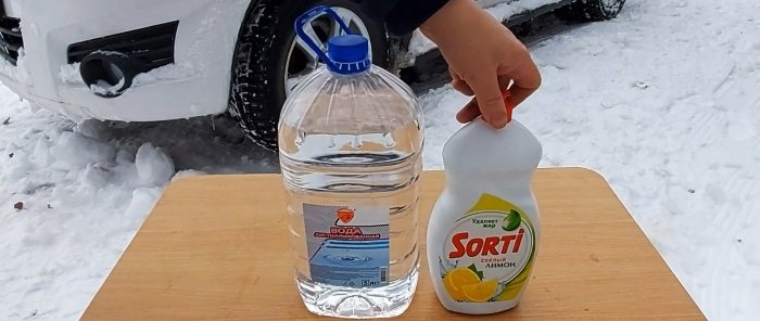 Do-it-yourself anti-freeze WITHOUT alcohol