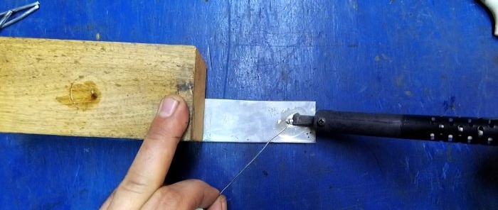 Two ways to solder aluminum with a regular soldering iron