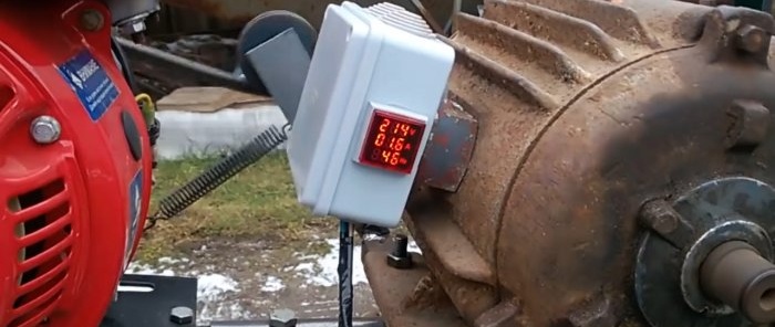 How to equip a walk-behind tractor with the function of a 220 V generator