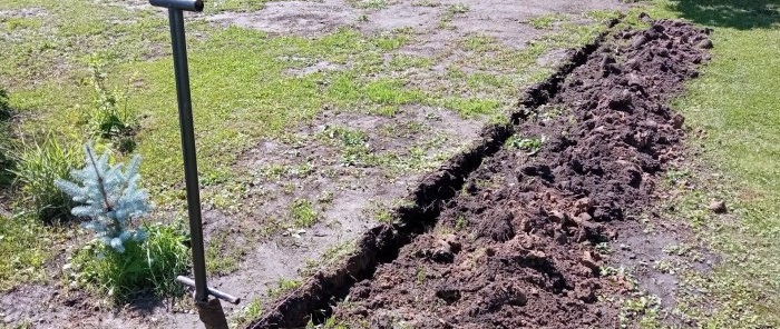 How to make a trench shovel from trash Fast trench digging is guaranteed