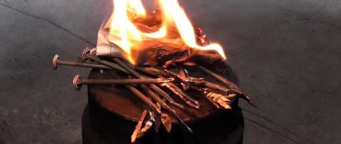 How to start a fire with a regular nail