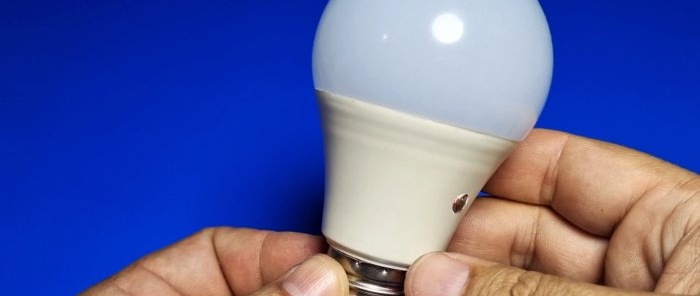 How to make an automatic LED lamp from an ordinary one