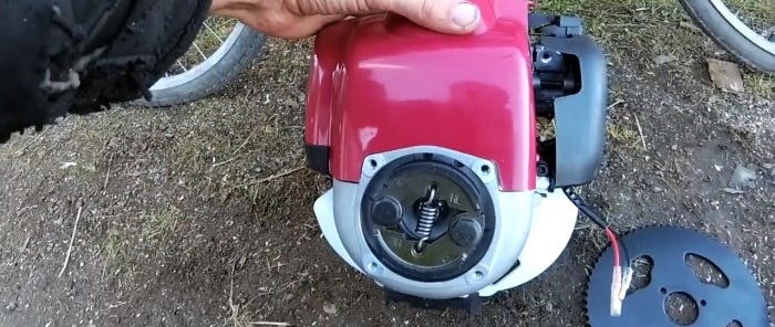 How to make a motorbike based on a lawn mower engine