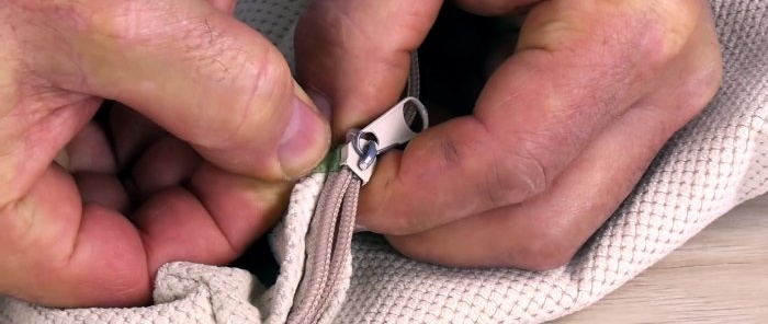 5 life hacks for repairing zippers using available materials