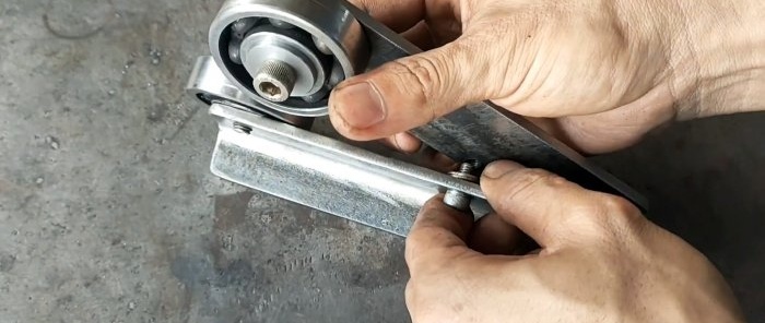 How to make sheet metal cutting shears from bearings