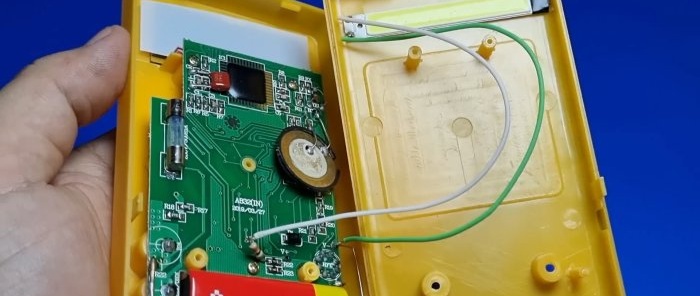 How to backlight a multimeter display