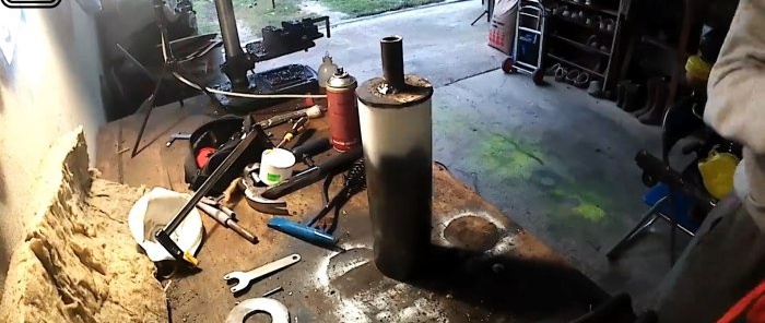 How to make a full-fledged muffler from cheap materials