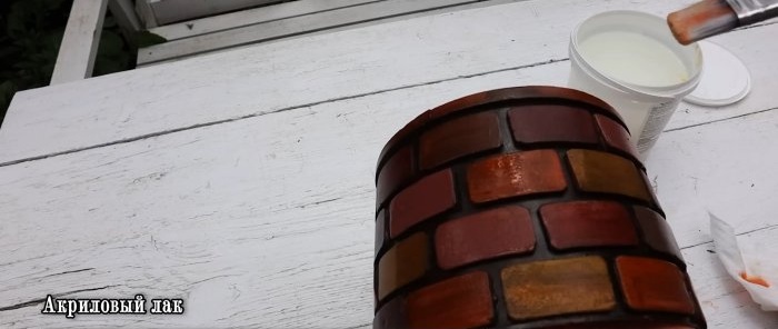 How to make a beautiful flowerpot from a plastic bucket and disposable containers