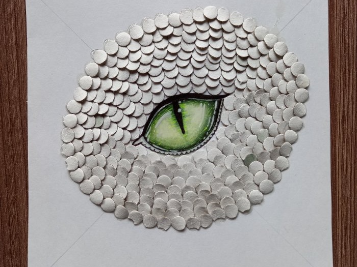 Dragon's Eye - DIY decorative panel with the symbol of 2024