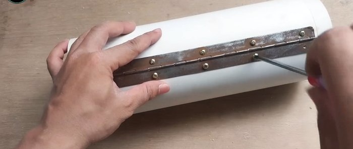 How to make a convenient tool box from PVC pipe