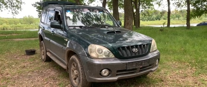 How to paint a car without a garage, even in the forest