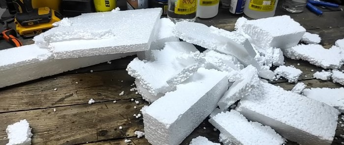 How to put leftover foam to good use