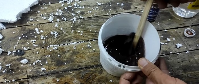 How to put leftover foam to good use