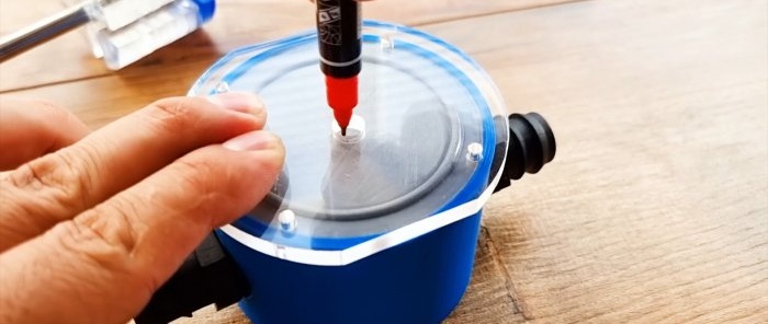 How to make a washing pump for a screwdriver or drill