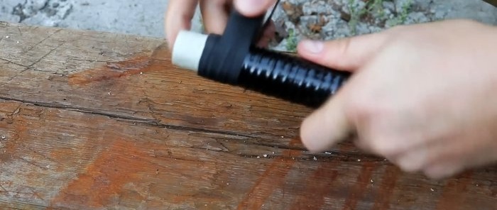 How to make a plastic hammer handle